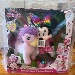 Brand new, never used. Minnie’s walk and dance unicorn.